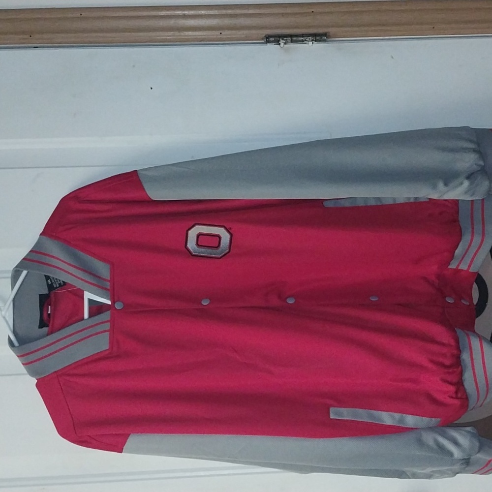 NWT Profile Varsity Ohio St. Buckeyes Men's 3XL Snap Button Jacket. Big & Tall